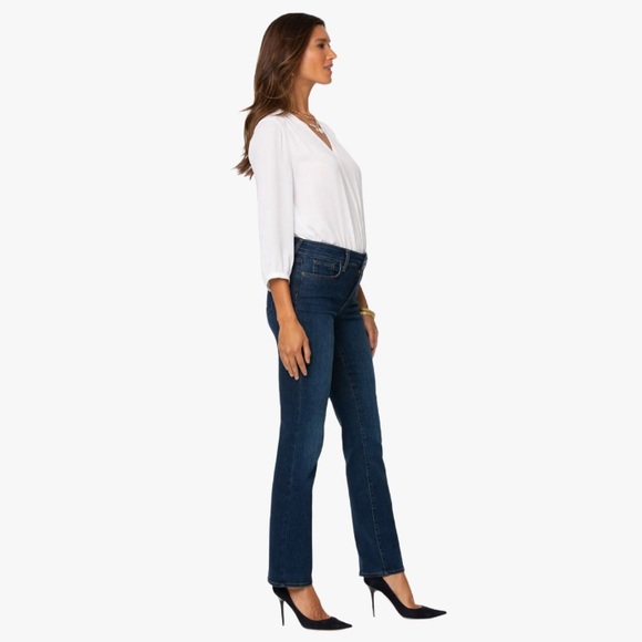 NYDJ Straight Leg Liftxtuck Technology High-Rise Women’s Jeans - Size: 4 - Picture 13 of 15